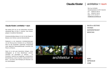 kloster-architektur.de - Architektur Gescher