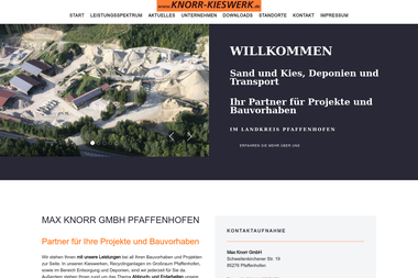 knorr-kieswerk.de - Abbruchunternehmen Pfaffenhofen An Der Ilm