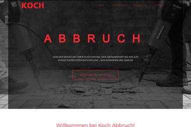 koch-abbruch.de - Abbruchunternehmen Wittlich