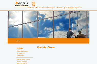 kochs-gebaeudeservice.de/kontakt/anfahrt - Handwerker Rahden