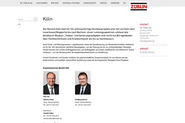 koeln.zueblin.de - Hochbauunternehmen Köln