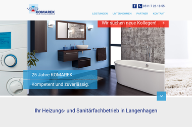 komarek-haustechnik.de - Wasserinstallateur Langenhagen