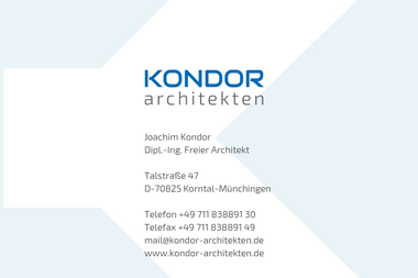 kondor-architekten.de - Architektur Korntal-Münchingen