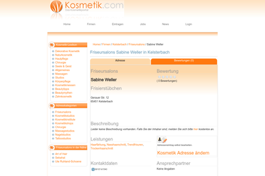 kosmetik.com/firmen/sabine-weller-82979 - Friseur Kelsterbach