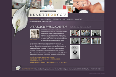 kosmetik-beautyforyou.de - Kosmetikerin Bietigheim-Bissingen