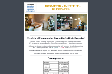 kosmetik-institut-kleopatra.de - Kosmetikerin Görlitz