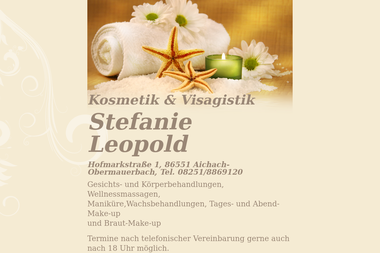 kosmetik-leopold.de - Kosmetikerin Aichach