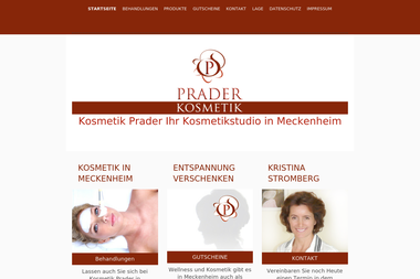 kosmetik-prader.de - Kosmetikerin Meckenheim