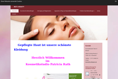 kosmetik-rath.de - Kosmetikerin Reutlingen