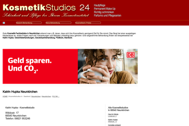 kosmetikstudios-24.de/kosmetikinstitut-katrin-hupka.113430.html - Kosmetikerin Neunkirchen