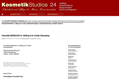 kosmetikstudios-24.de/kosmetikinstitut-kosmetik-dermagia-g-haertling-m-kowitz.218671.html - Kosmetikerin Strausberg