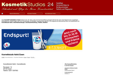 kosmetikstudios-24.de/kosmetikinstitut-kosmetikstudio-nahid.117904.html - Kosmetikerin Essen