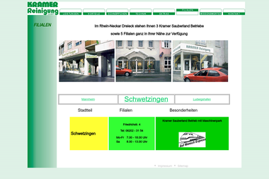 kramer-reinigung.de/filialen2.html - Chemische Reinigung Schwetzingen
