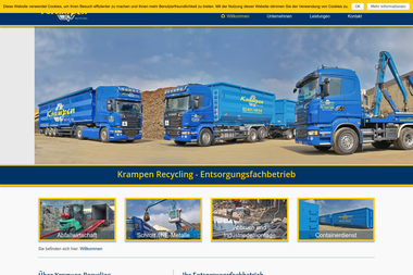 krampen-recycling.de - Baumaschinenverleih Baesweiler