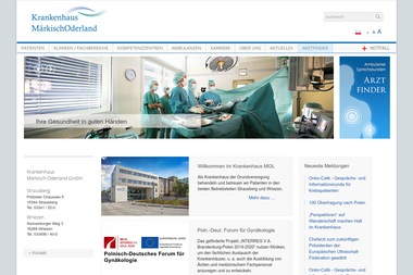 krankenhaus-mol.de - Dermatologie Strausberg