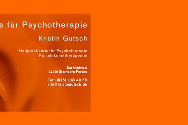 kristingutsch.de - Psychotherapeut Starnberg