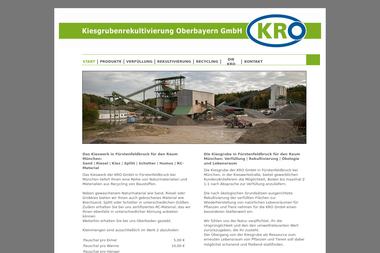 kro-kiesgrube.com - Containerverleih Fürstenfeldbruck