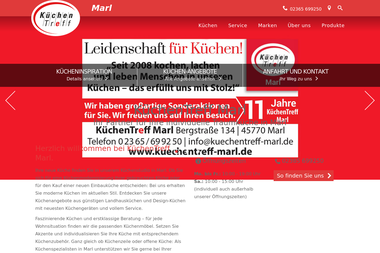 kuechentreff-marl.de - Anlage Marl
