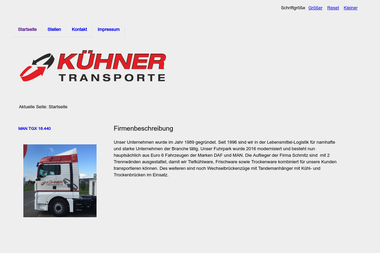 kuehner-transporte.de - Autotransport Villingen-Schwenningen