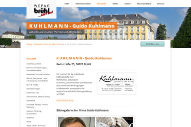 kuhlmann-bruehl.de - Raumausstatter Brühl