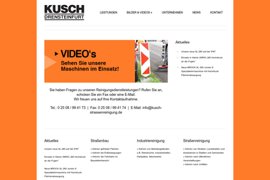 kusch-strassenreinigung.de - Chemische Reinigung Drensteinfurt
