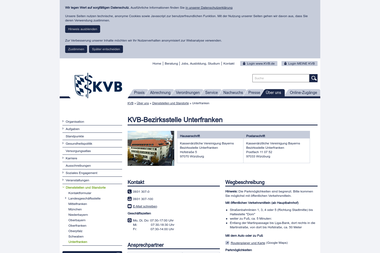 kvb.de/ueber-uns/kontakt/unterfranken - Berufsberater Würzburg