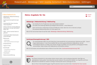 laich.info - Web Designer Göttingen