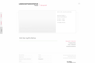 landschaftsarchitektur-heute.de/bueros/details/501414 - Tischler Fürstenfeldbruck
