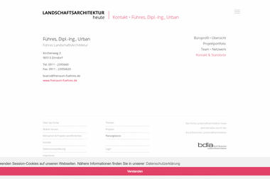 landschaftsarchitektur-heute.de/bueros/standorte/details/500315/all - Landschaftsgärtner Zirndorf