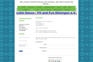 latin-dance-fit-and-fun-ditzingen.de/kontakt - Tanzschule Ditzingen
