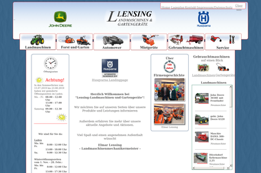 lensing-landmaschinen.de - Landmaschinen Bocholt