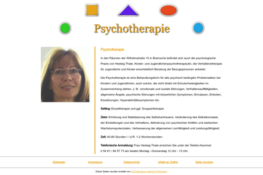 lerntherapie-bramsche.de/psychotherapie.htm - Psychotherapeut Bramsche