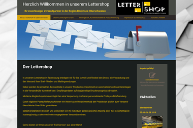 lettershop-breg.de - Druckerei Ravensburg