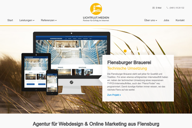 lichtflut-medien.de - Web Designer Flensburg