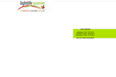 lightlife-women.de - Personal Trainer Hassfurt