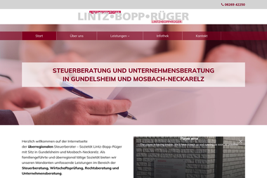 lintz-bopp-rueger.de - Steuerberater Mosbach