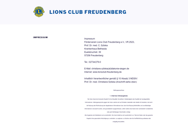 lionsclub-freudenberg.de - Dermatologie Freudenberg