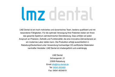 lmz-dental.de - Anwalt Ratzeburg