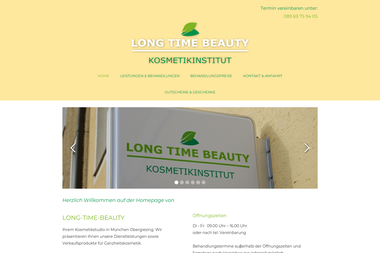 long-time-beauty.com - Kosmetikerin München