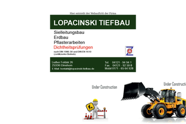 lopacinski-tiefbau.de - Straßenbauunternehmen Elmshorn