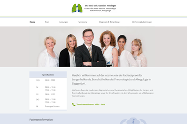 lungenfacharzt-heidinger.de - Dermatologie Deggendorf