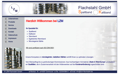 lzm-flachstahl.de - Baustahl Dortmund