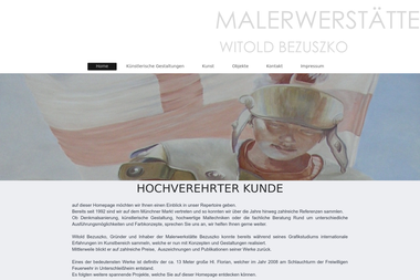 malerbetrieb-bezuszko.de - Malerbetrieb Unterschleissheim