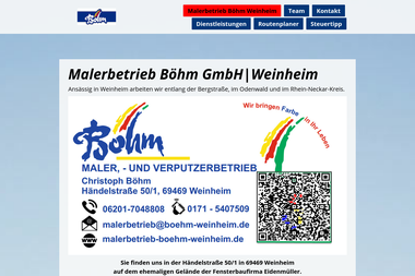 malerbetrieb-boehm-weinheim.de - Malerbetrieb Weinheim
