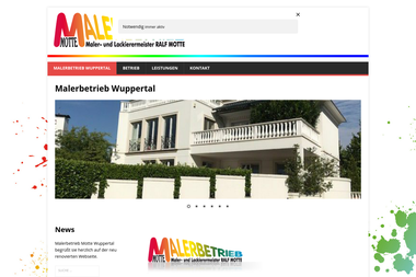 malerbetrieb-motte.de - Malerbetrieb Wuppertal