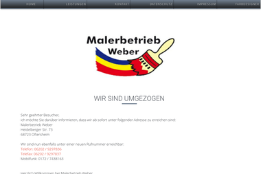 malerbetrieb-weber-hd.de - Malerbetrieb Heidelberg