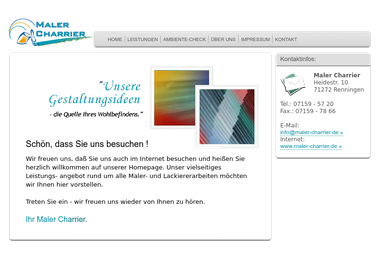maler-charrier.de - Zimmerei Renningen