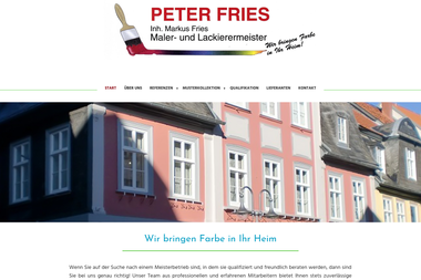 malermeister-fries.de - Malerbetrieb Goslar