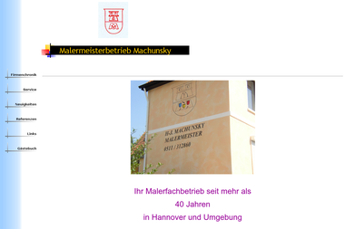 malermeister-machunsky.de/start.htm - Malerbetrieb Hemmingen