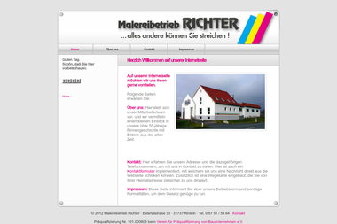 maler-richter-rinteln.de - Malerbetrieb Rinteln